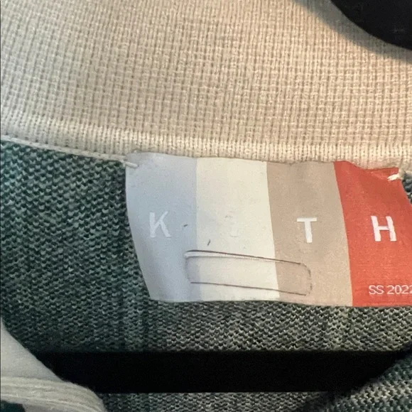 Kith Green and cream pinstripe Sweater - Picture 2 of 5
